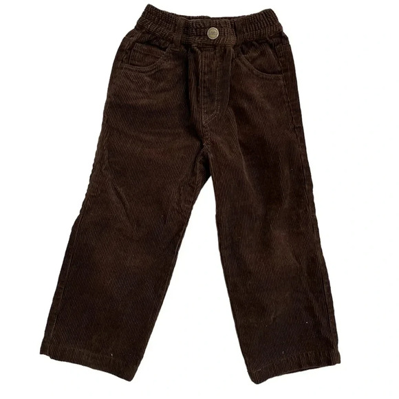 E-Land Chocolate Brown Pull-on Corduroy Pants - Picture 1 of 6
